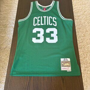 Mitchell & Ness Larry Bird Home Boston Celtics Jersey Men's Medium